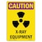 Signmission OSHA CAUTION RADIATION, X-Ray Equipment W/ Symbol, 14in X 10in Rigid Plastic, OS-CR-P-1014-V-10281 OS-CR-P-1014-V-10281 - alternate 1